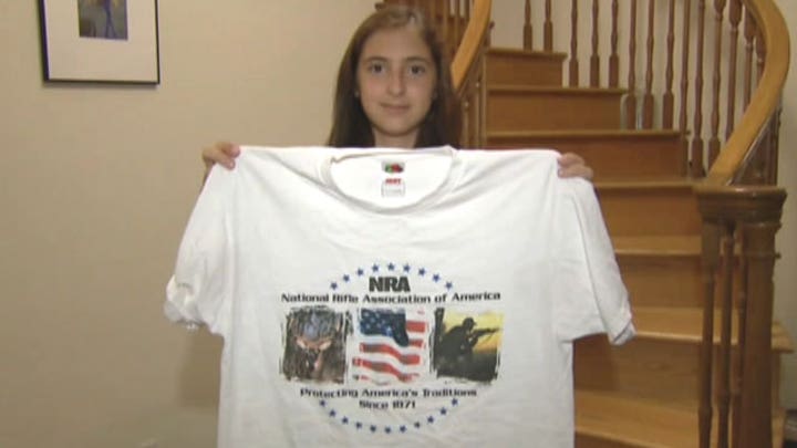 NRA shirt gets student in trouble