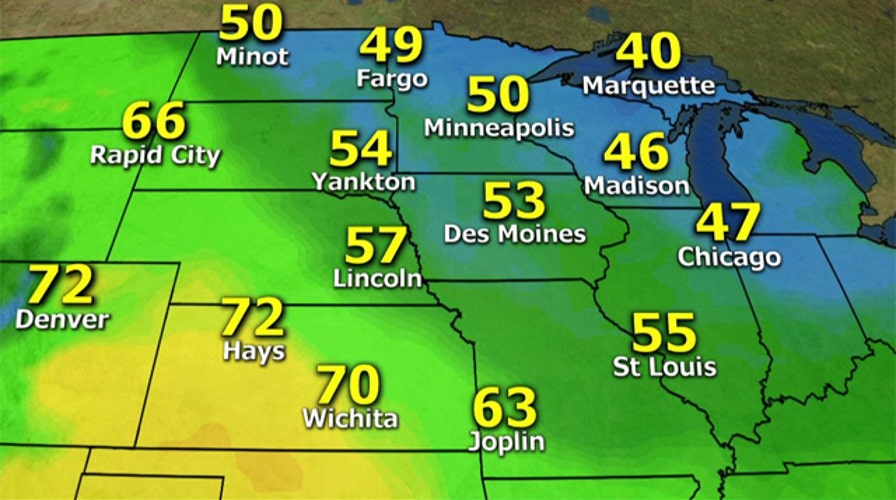 National forecast for Saturday, October 4