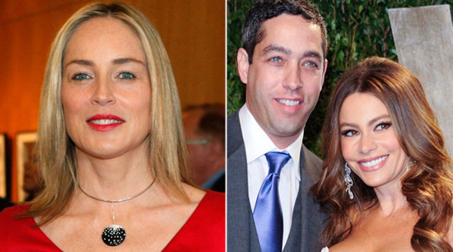 Vergara's ex with Sharon Stone?