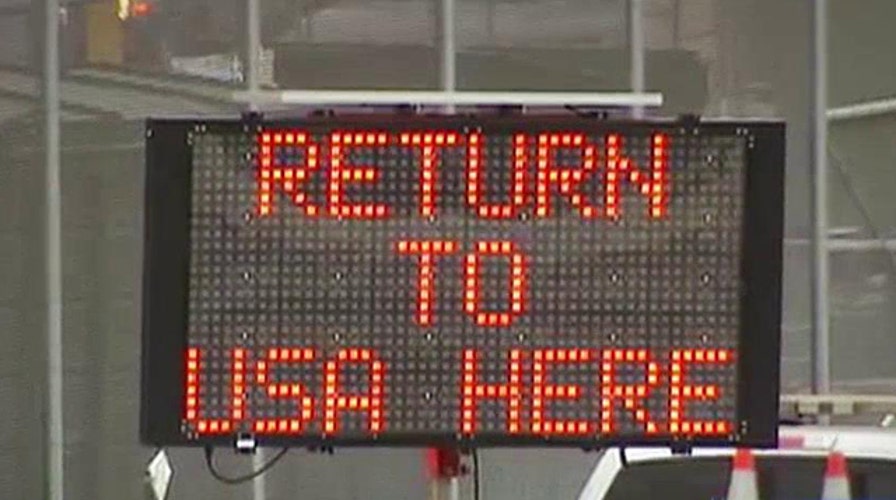 A change in traffic signs in Marine's wrong turn