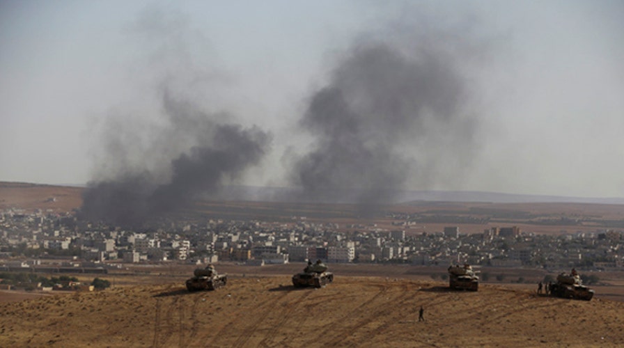 Kurdish forces struggle to defend Kobani against ISIS