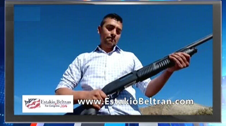 Guns remain central to many political campaign ads