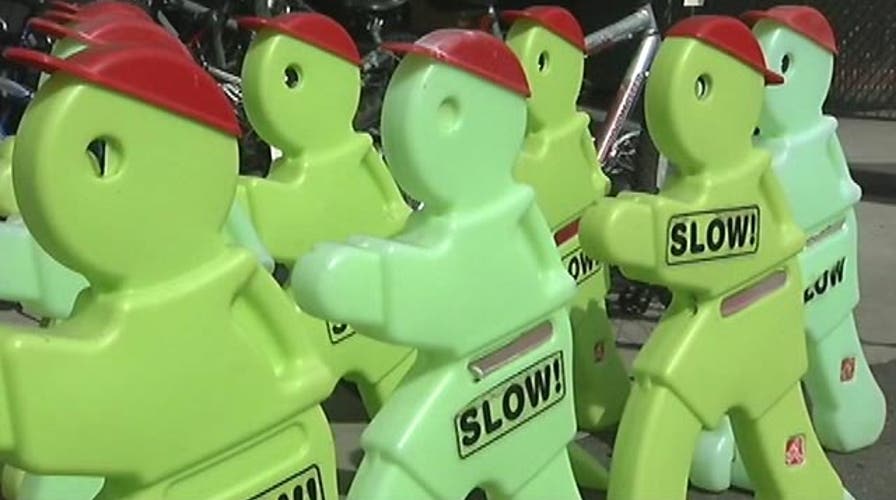 Community grapples with 'little green men' mystery