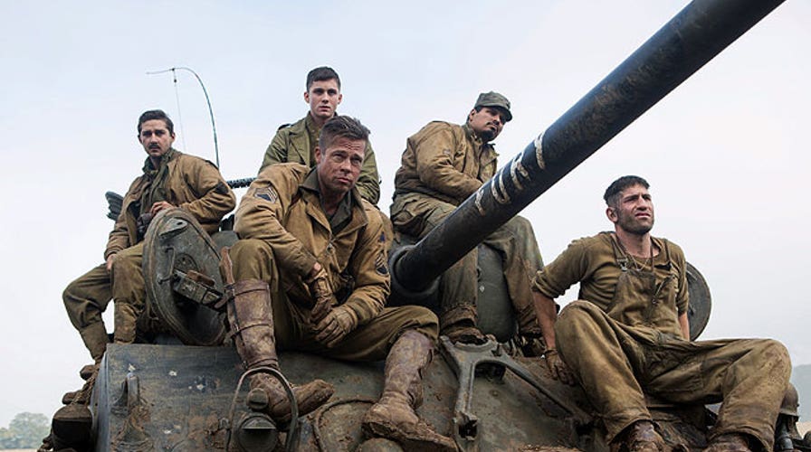 'Fury' stars grateful for working with WWII heroes 