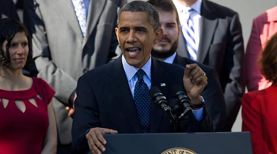 Chief executive or sales executive? Obama defends ObamaCare