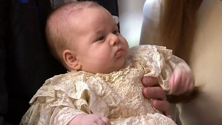Royal family celebrates Prince George's christening