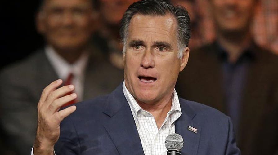 Mitt Romney speaks out against Obama on the midterm trail