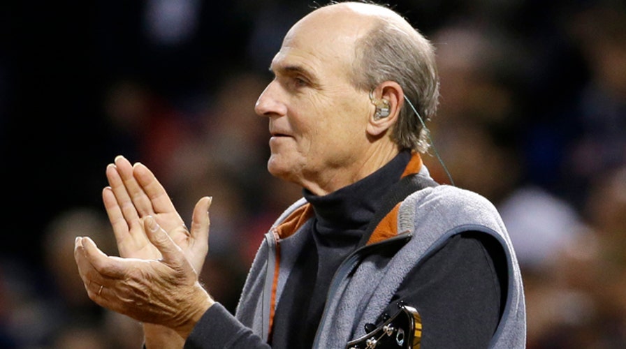 James Taylor forgets the National Anthem