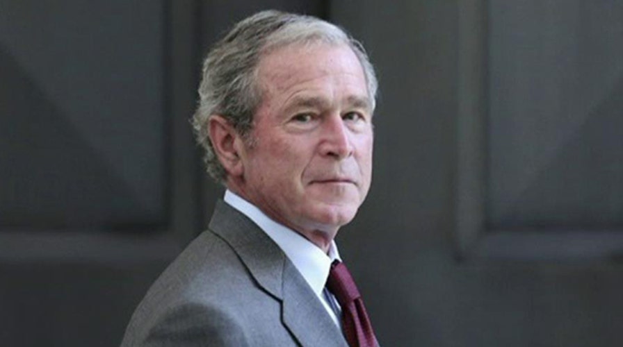 George Bush unveils his new book