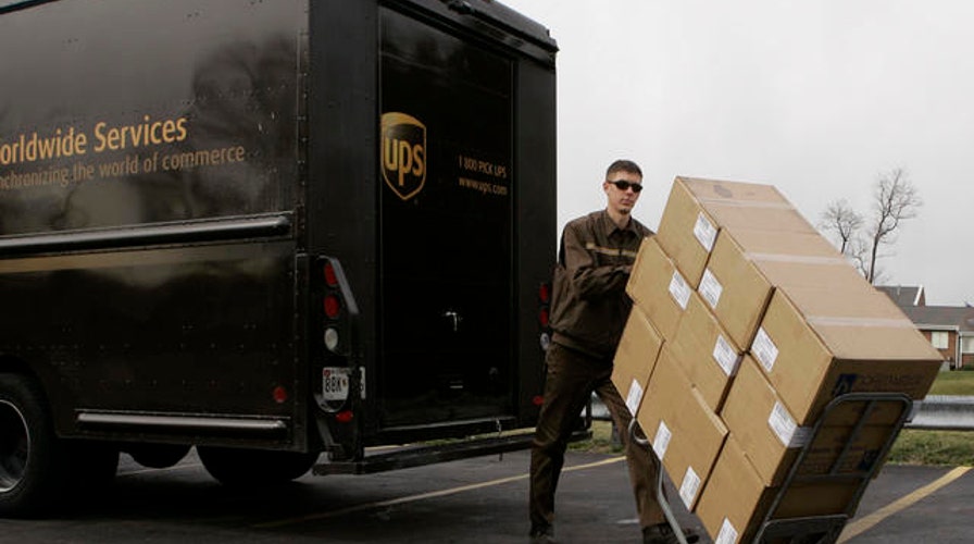 UPS giving Santa a run for his money
