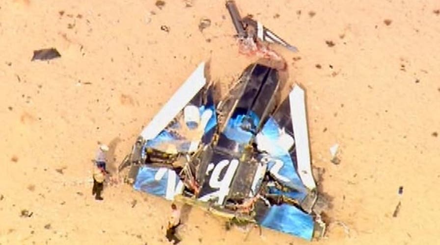 Test flight of Virgin Galactic rocket crashes in CA desert