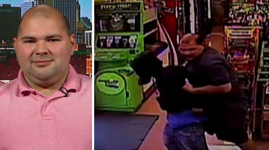 Beer delivery man stops convenience store robbery