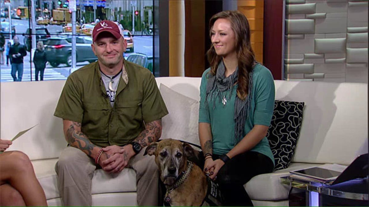How a veteran with PTSD found a life-saving dog, love for Astros