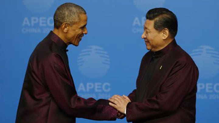 Obama arrives in China for start of three-country tour