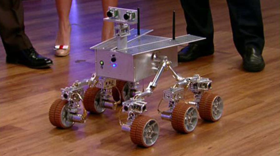 Sisters build Mars rover replica