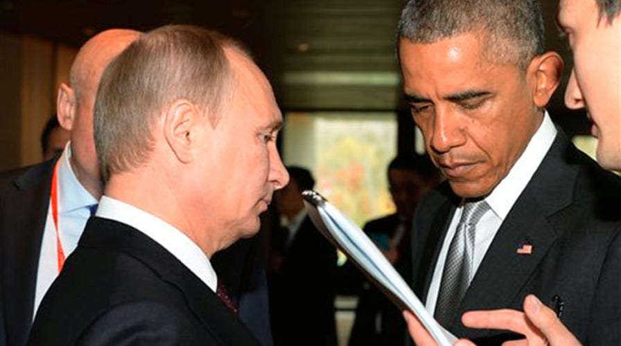 Obama seen speaking with Putin at Chinese Economic Summit