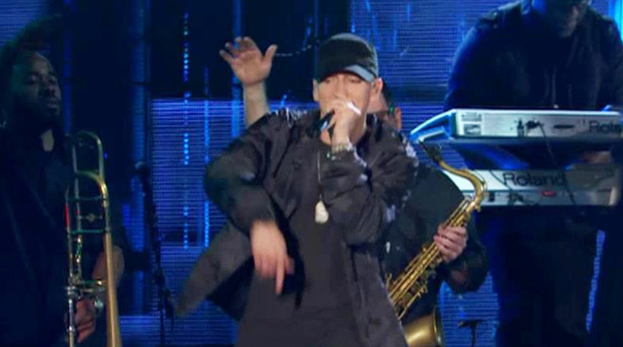 Greta Eminem's real offense promoting domestic violence Fox News