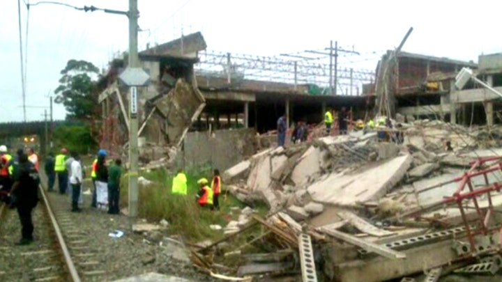 Mall under construction in South Africa collapses