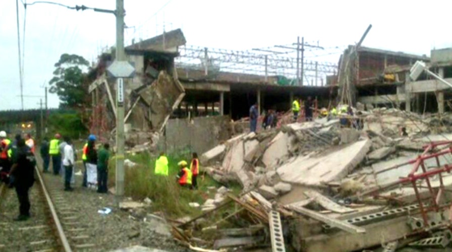 Mall under construction in South Africa collapses