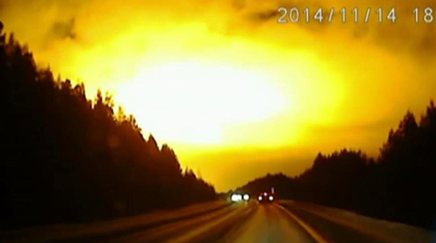 Mysterious blast lights up night sky in Russia