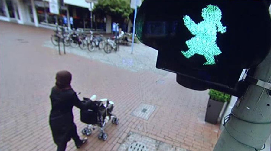 Should crosswalk signals be gender-neutral?