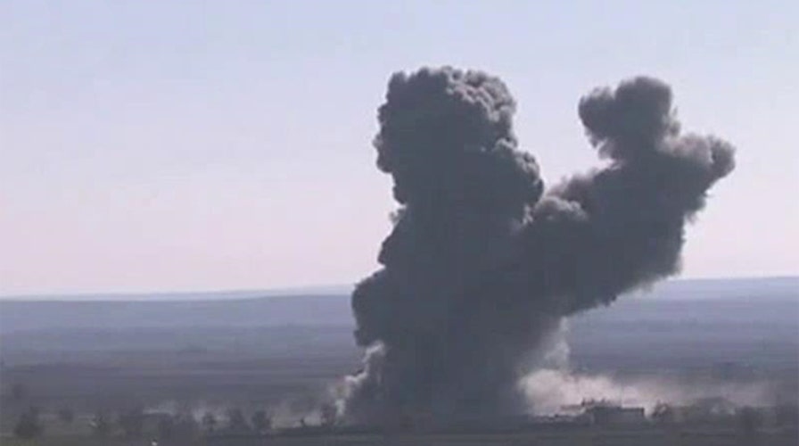 Syrian activists: Coalition strikes target ISIS stronghold