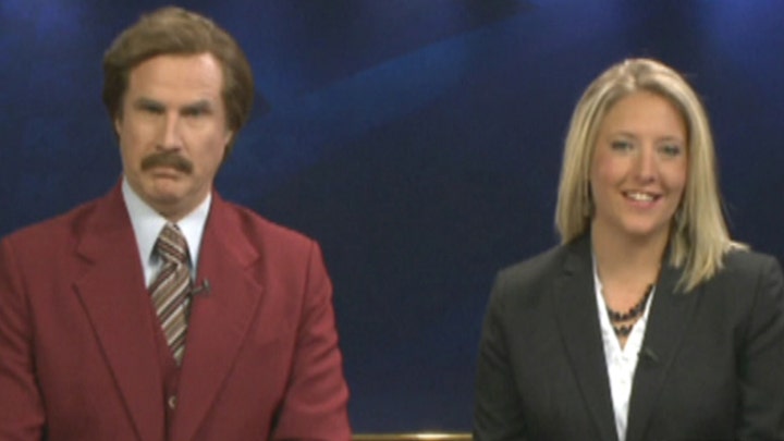 'Ron Burgundy' delivers the news