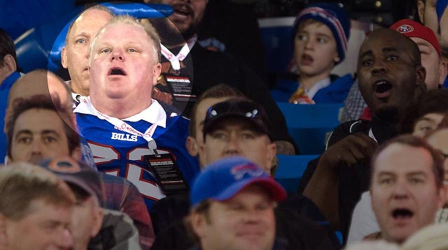 Mayor Rob Ford takes fan's seat at football game