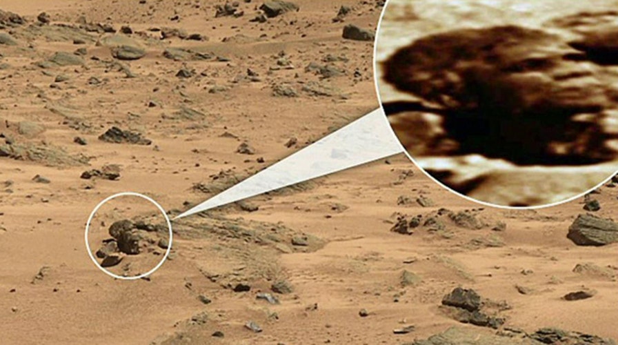Rock shaped like President Obama snapped on Mars?