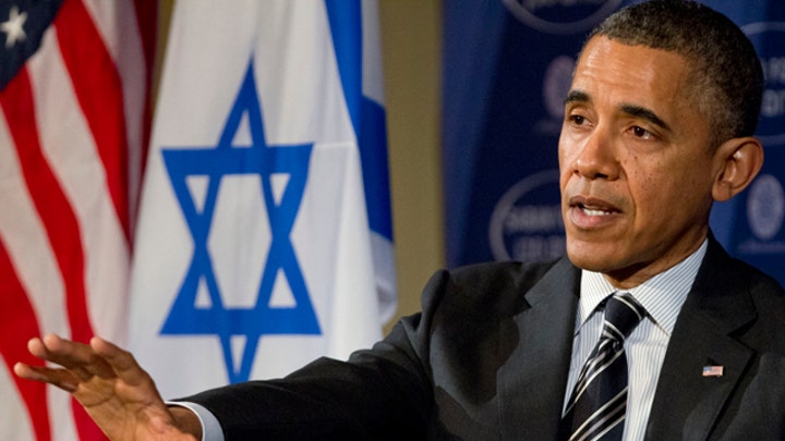 Obama speaks about Mideast policy at DC forum 