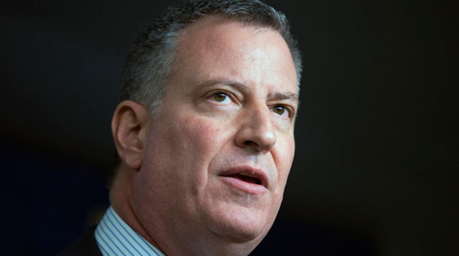 Is NYC's mayor blaming police for current tensions?
