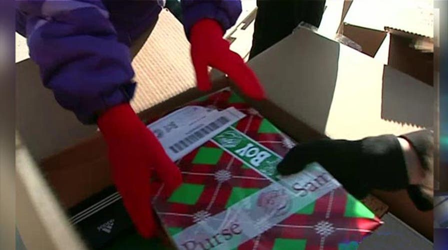 Greta: Shoeboxes full of gifts for refugee children