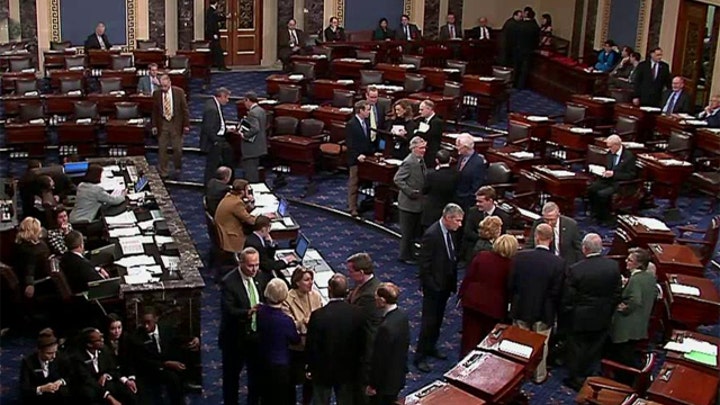 Senate approves temporary spending bill