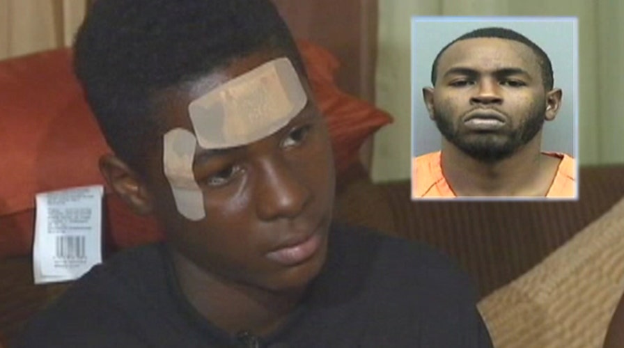 Father allegedly encourages stepson to beat classmate