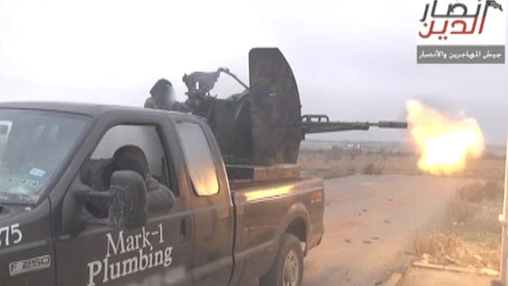 Texas plumber's truck appears to be used by terrorists