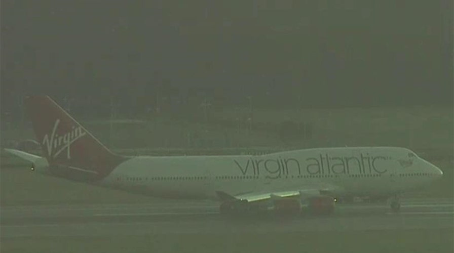 Virgin Atlantic plane with landing gear problem lands safely