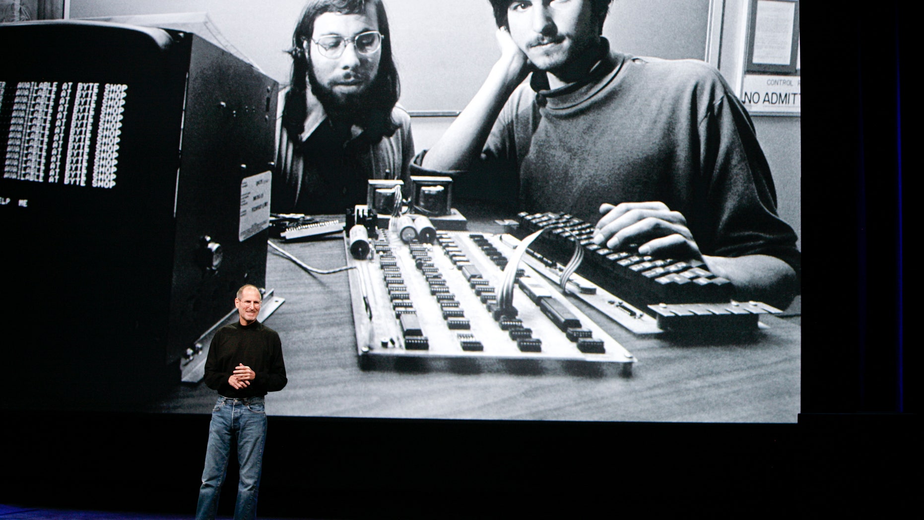 Steve Jobs and best friend Steve Steve Wozniak built the very first Apple computers in a garage under consideration for historical status.