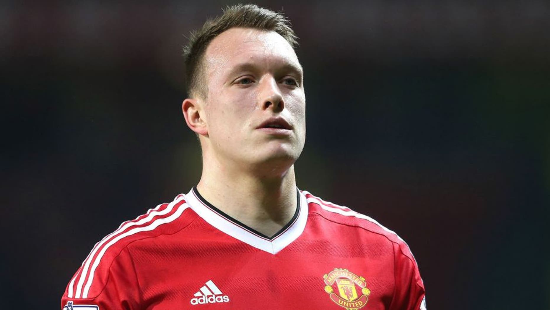 MANCHESTER, ENGLAND - DECEMBER 28: Phil Jones of Manchester United walks off after the Barclays Premier League match between Manchester United and Chelsea at Old Trafford on December 28, 2015 in Manchester, England. (Photo by Tom Purslow/Man Utd via Getty Images)