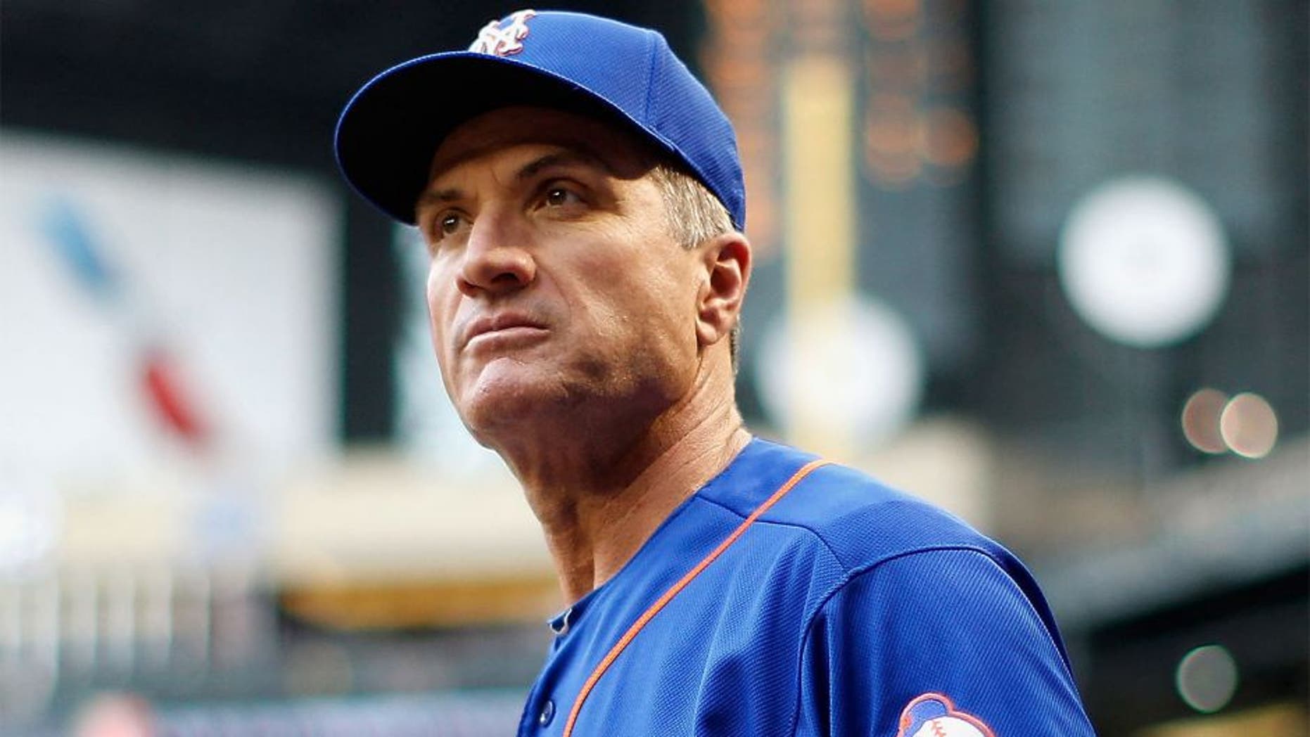 PHOENIX, AZ - JUNE 04: Bench coach Bob Geren #15 of the New York Mets in the dugout during the MLB game against the Arizona Diamondbacks at Chase Field on June 4, 2015 in Phoenix, Arizona. (Photo by Christian Petersen/Getty Images)