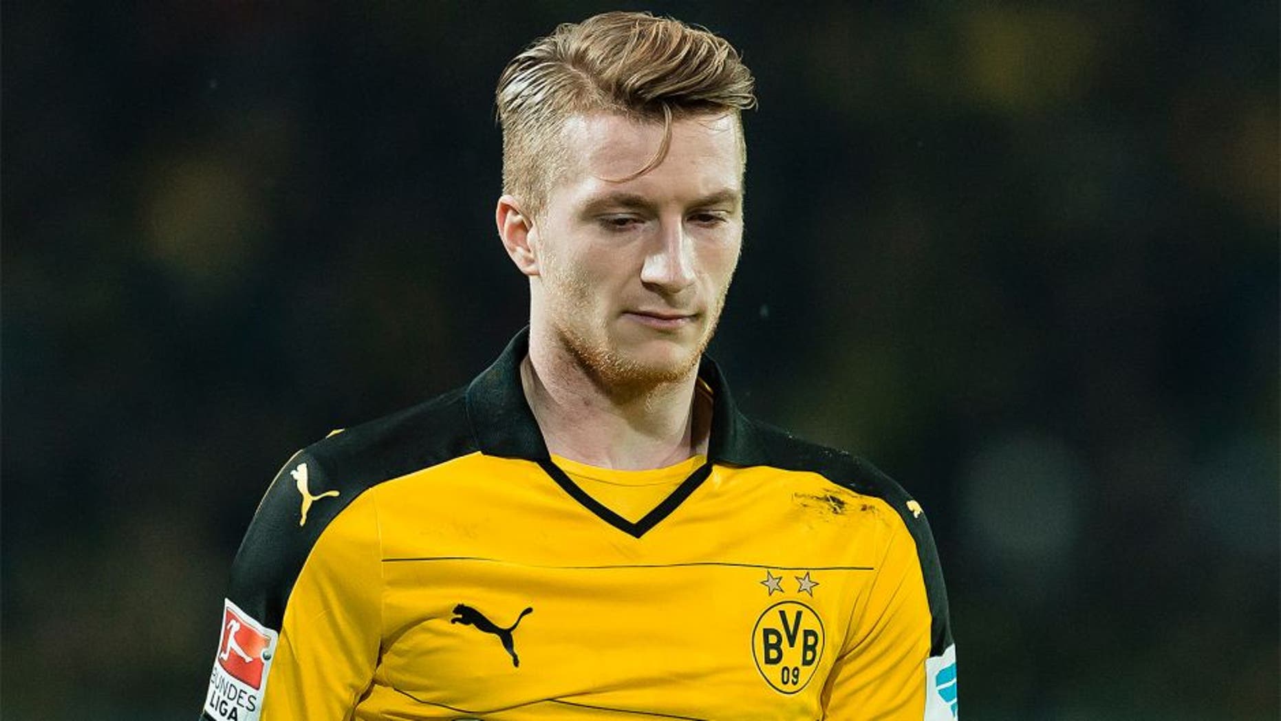 DORTMUND, GERMANY - DECEMBER 13: Marco Reus of Borussia Dortmund during the Bundesliga match between Borussia Dortmund and Eintracht Frankfurt at Signal Iduna Park on December 13, 2015 in Dortmund, Germany. (Photo by Alexandre Simoes/Borussia Dortmund/Getty Images)