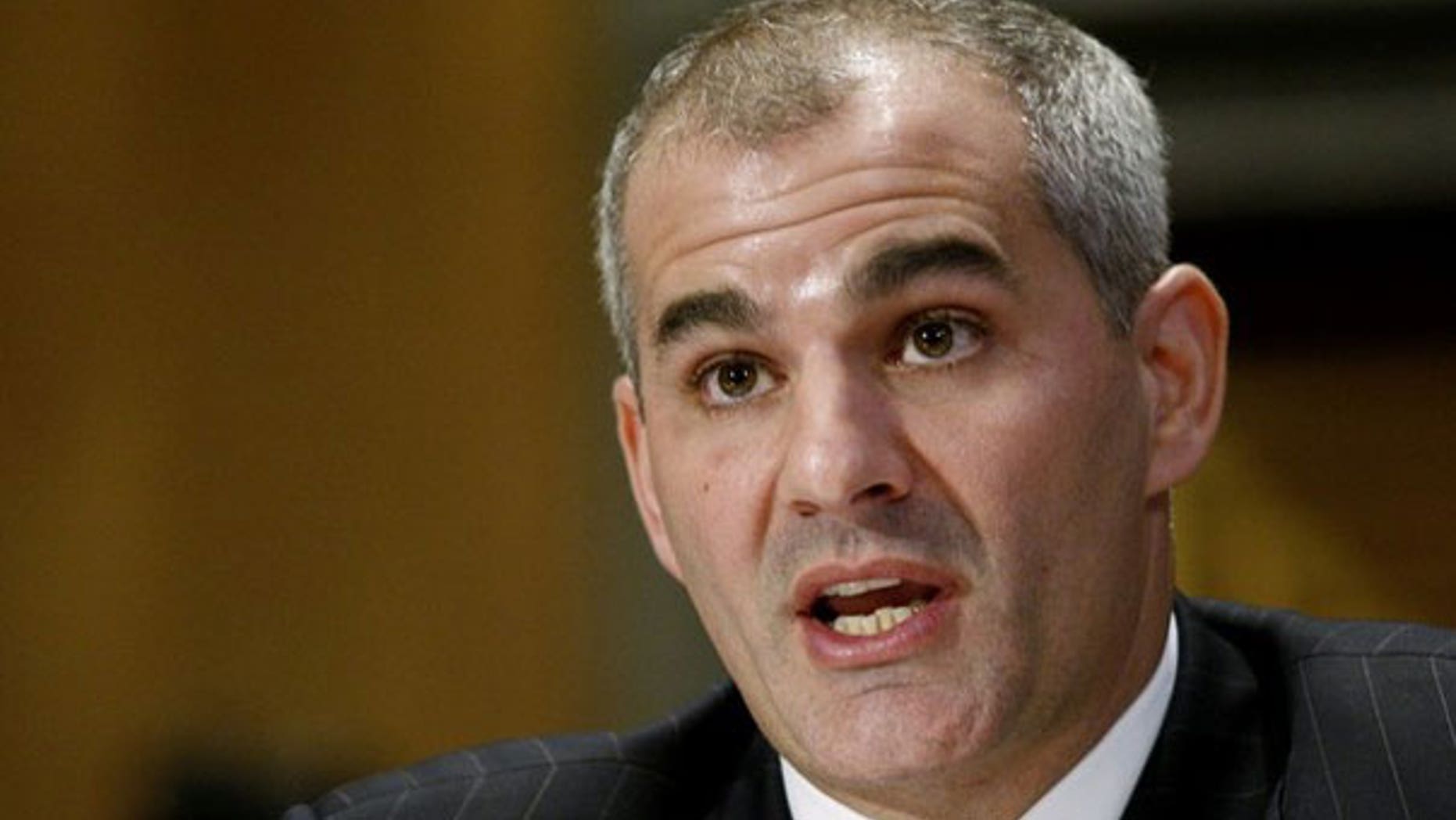 Sept. 30, 2009: Michael Leiter, director of the National Counterterrorism Center at the Office of the Director of National Intelligence, testifies before the Senate Homeland Security and Government Affairs hearing on "Eight Years After 9/11: Confronting the Terrorist Threat to the Homeland" on Capitol Hill in Washington (Reuters).