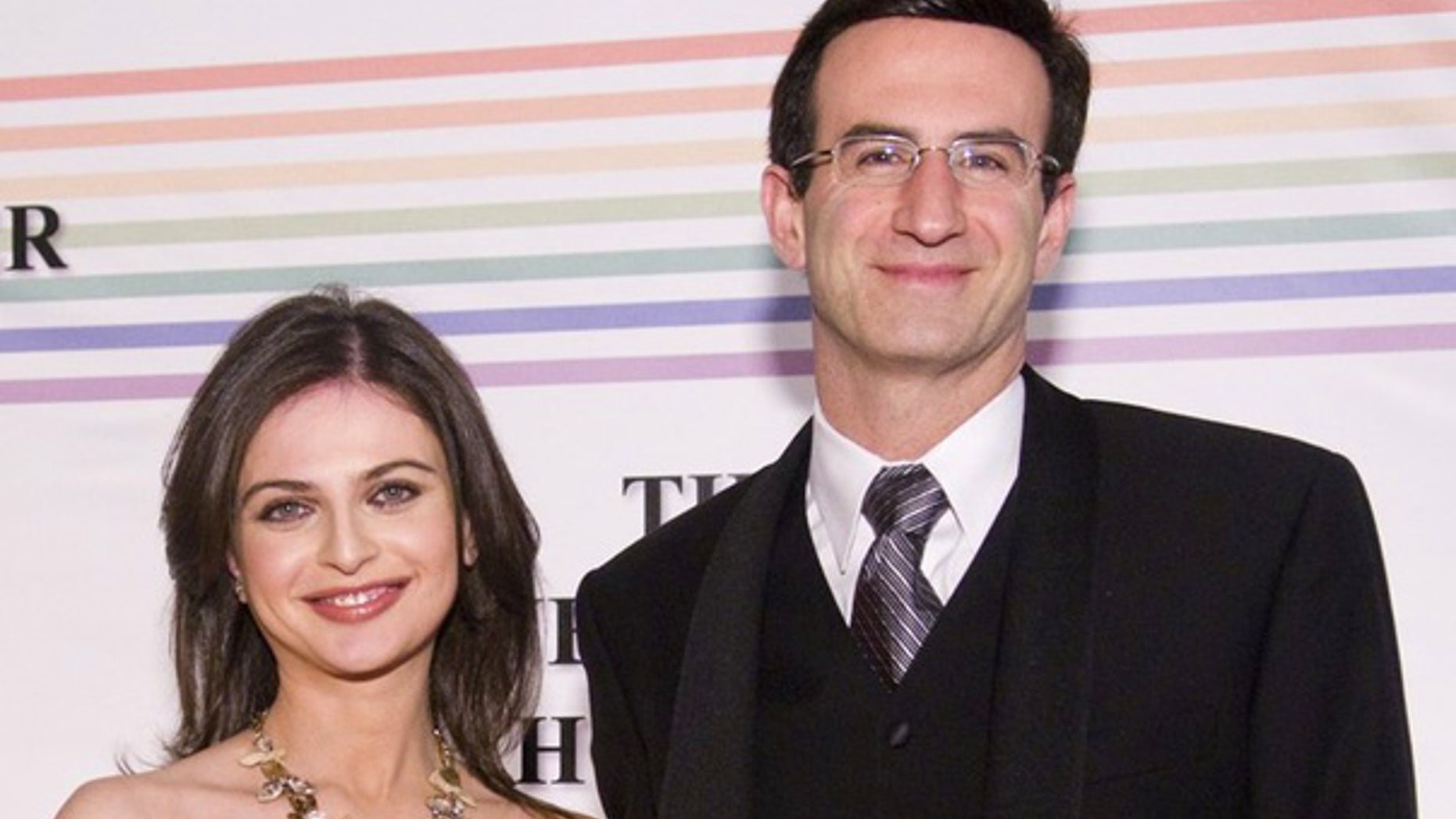Dec. 6: Peter Orszag and Bianna Golodryga at the 32nd Kennedy Center Honors in Washington. (AFP)