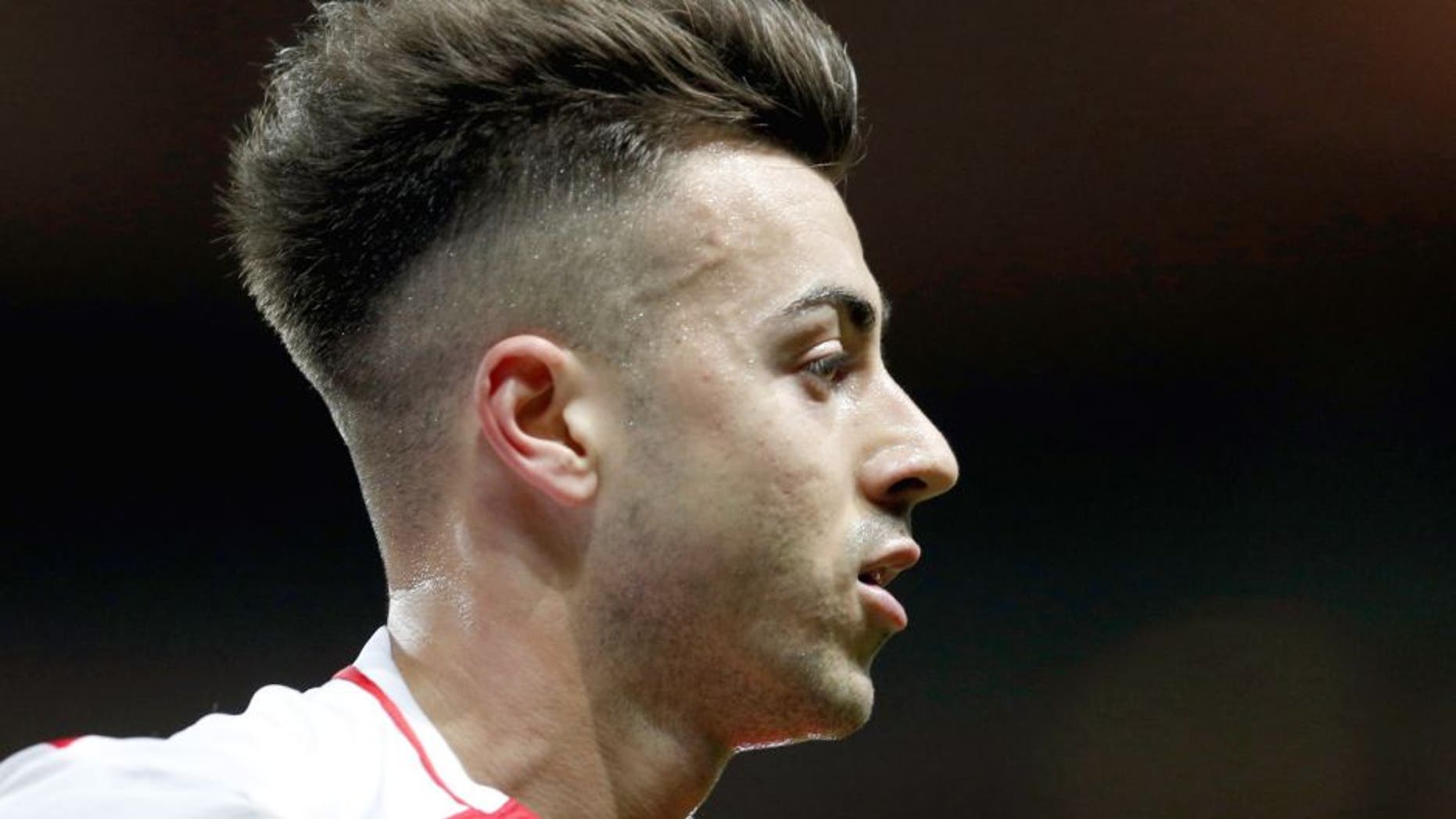 Monaco's Italian forward Stephan El Shaarawy looks on during the French L1 football match between Monaco and Caen on december 2, 2015 at the Louis II Stadium in Monaco. / AFP / VALERY HACHE (Photo credit should read VALERY HACHE/AFP/Getty Images)