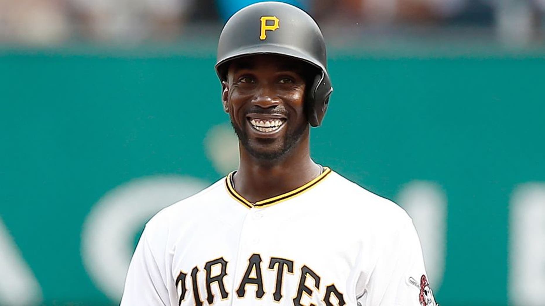 PITTSBURGH, PA - JUNE 13: Andrew McCutchen #22 of the Pittsburgh Pirates in action against the Philadelphia Phillies during the game at PNC Park on June 13, 2015 in Pittsburgh, Pennsylvania. (Photo by Jared Wickerham/Getty Images)