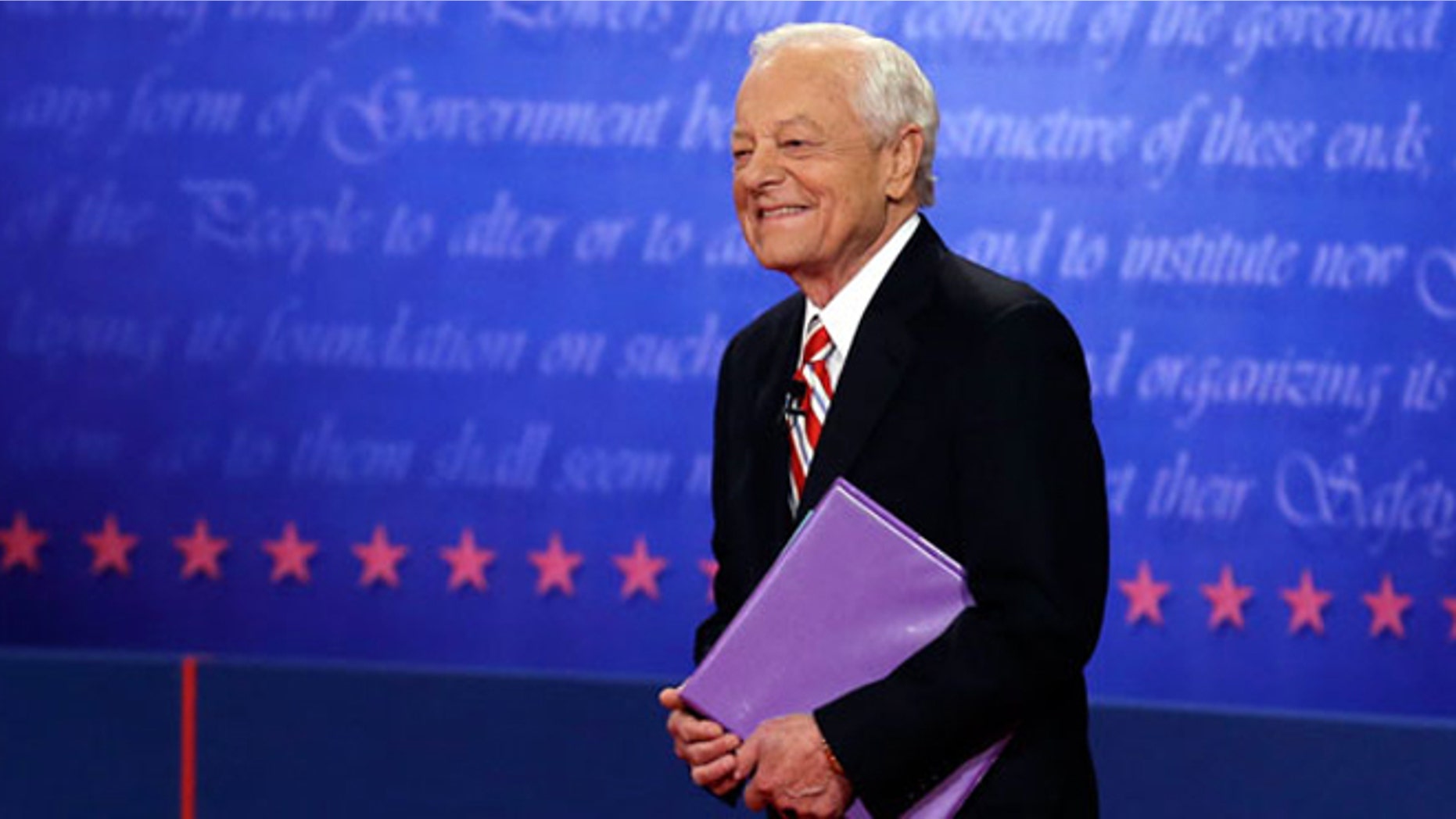 Schieffer moderated the third presidential debate.