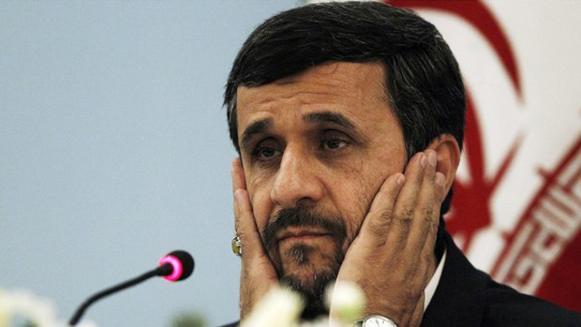 Iranian President Mahmoud Ahmadinejad addresses the media during a news conference in Istanbul December 23, 2010.