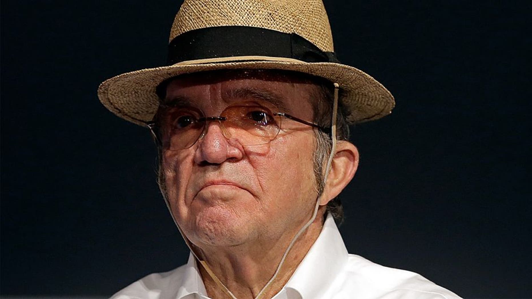 CHARLOTTE, NC - JANUARY 20: Car owner Jack Roush listens as his drivers talk to the media during the second day of the NASCAR 2016 Charlotte Motor Speedway Media Tour on January 20, 2016 in Charlotte, North Carolina. (Photo by Bob Leverone/NASCAR via Getty Images)