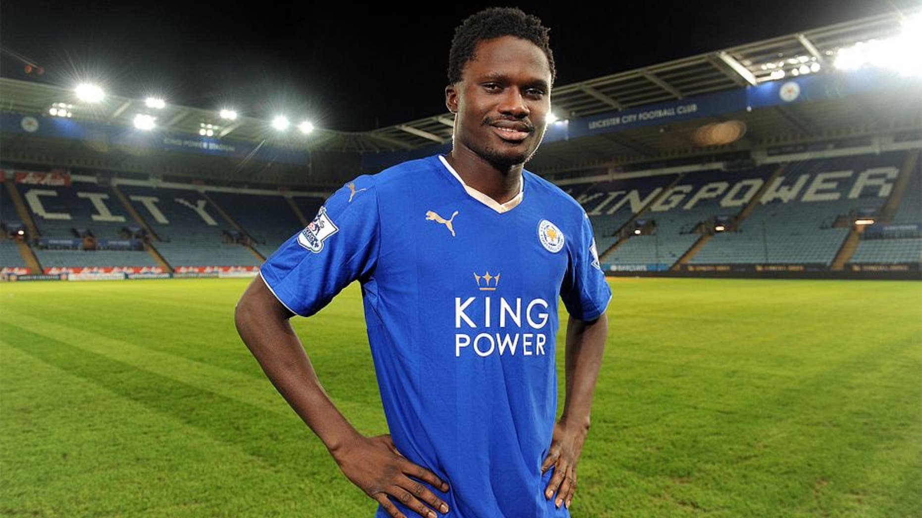 LEICESTER, ENGLAND - JANUARY 21: Leicester City unveil New Signing Daniel Amartey at King Power Stadium on January 21, 2016 in Leicester, United Kingdom. (Photo by Plumb Images/Leicester City FC via Getty Images)