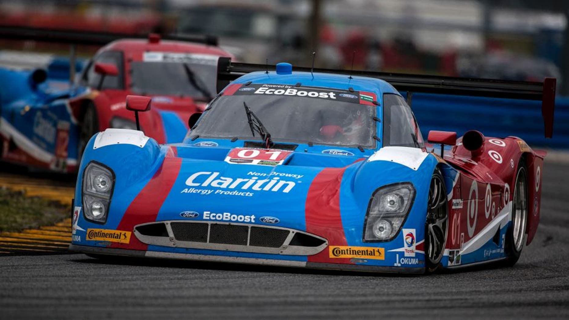 DAYTONA BEACH, FL - JANUARY 10: The #01 Ford Riley of Lance Stroll, Brendan Hartley, Alex Wurz and Andy Priaulx drives on the track during the Roar Before the 24 IMSA WeatherTech Series testing at Daytona International Speedway on January 10, 2016 in Daytona Beach, Florida. (Photo by Brian Cleary/Getty Images)