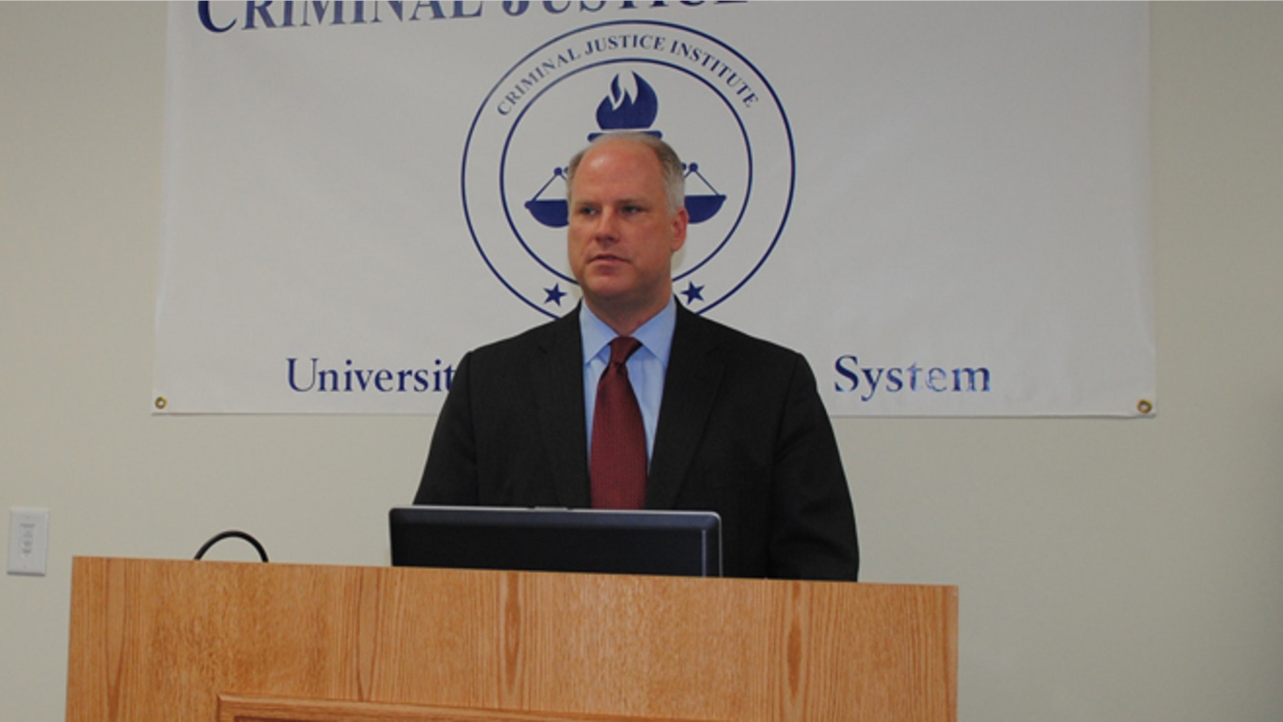 Arkansas Attorney General Dustin McDaniel during a speech at the University of Arkansas.
